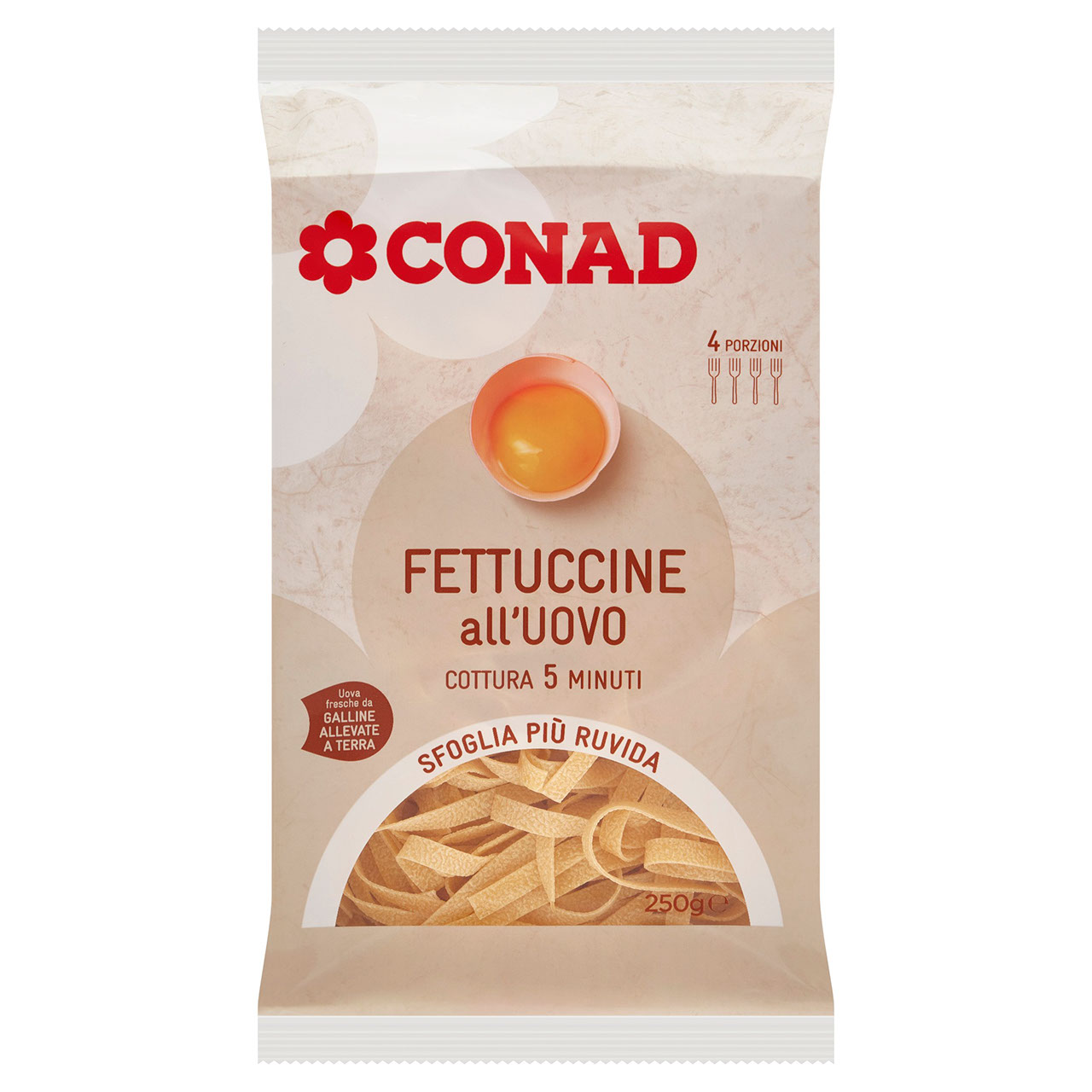 Fettuccine all'Uovo 250 g Conad in vendita online