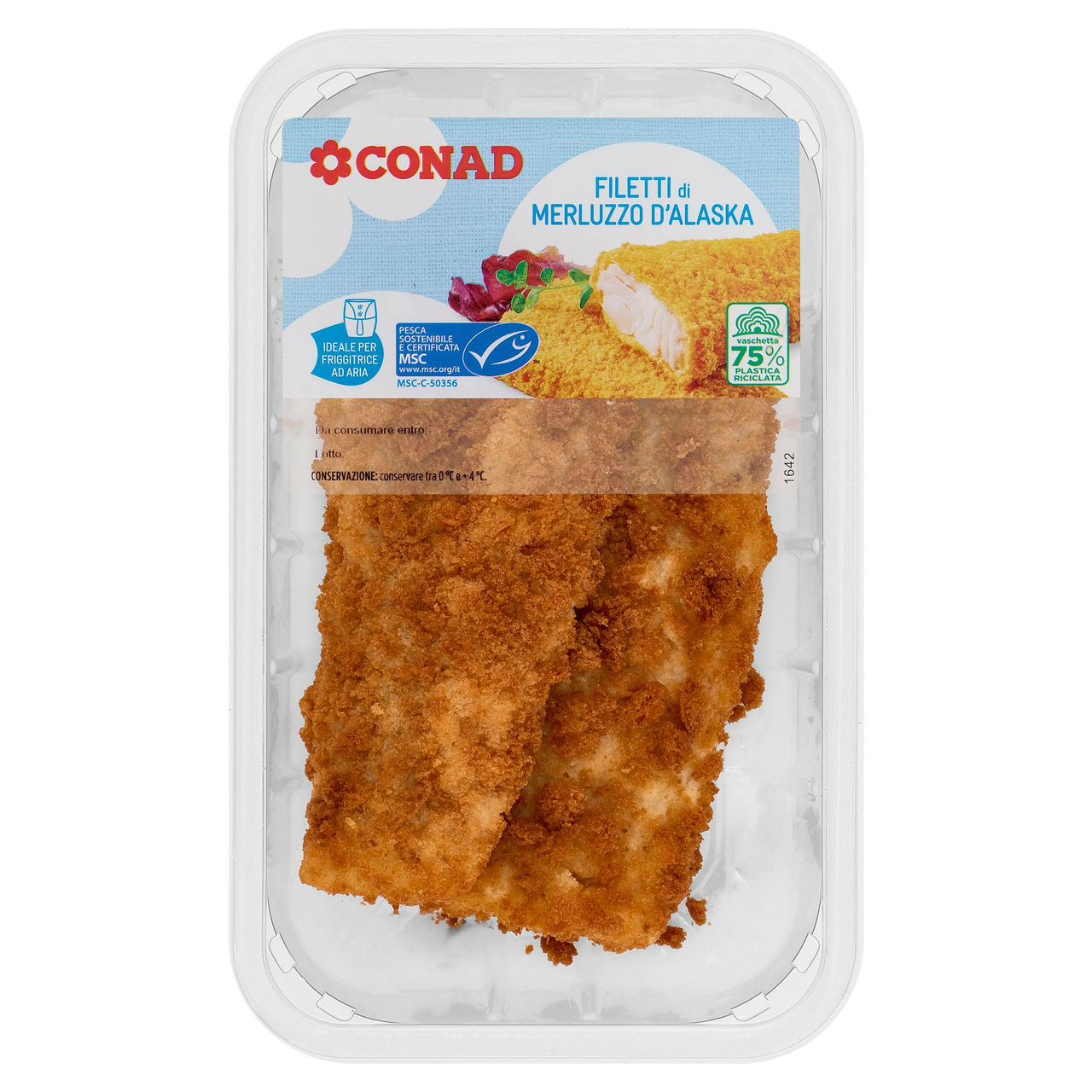 CONAD Filetti di Merluzzo d'Alaska 220 g