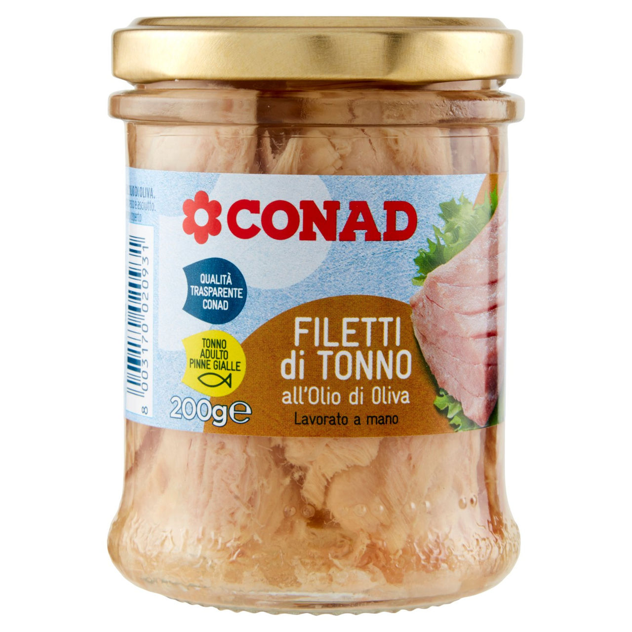 Filetti di Tonno all'Olio di Oliva 200 g Conad