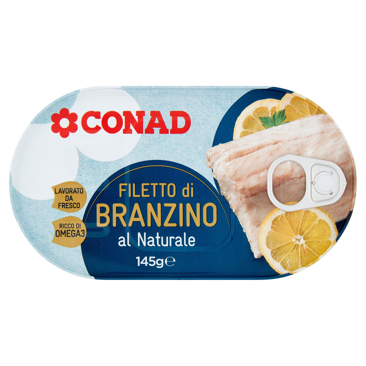 CONAD Filetto di Branzino al Naturale 145 g