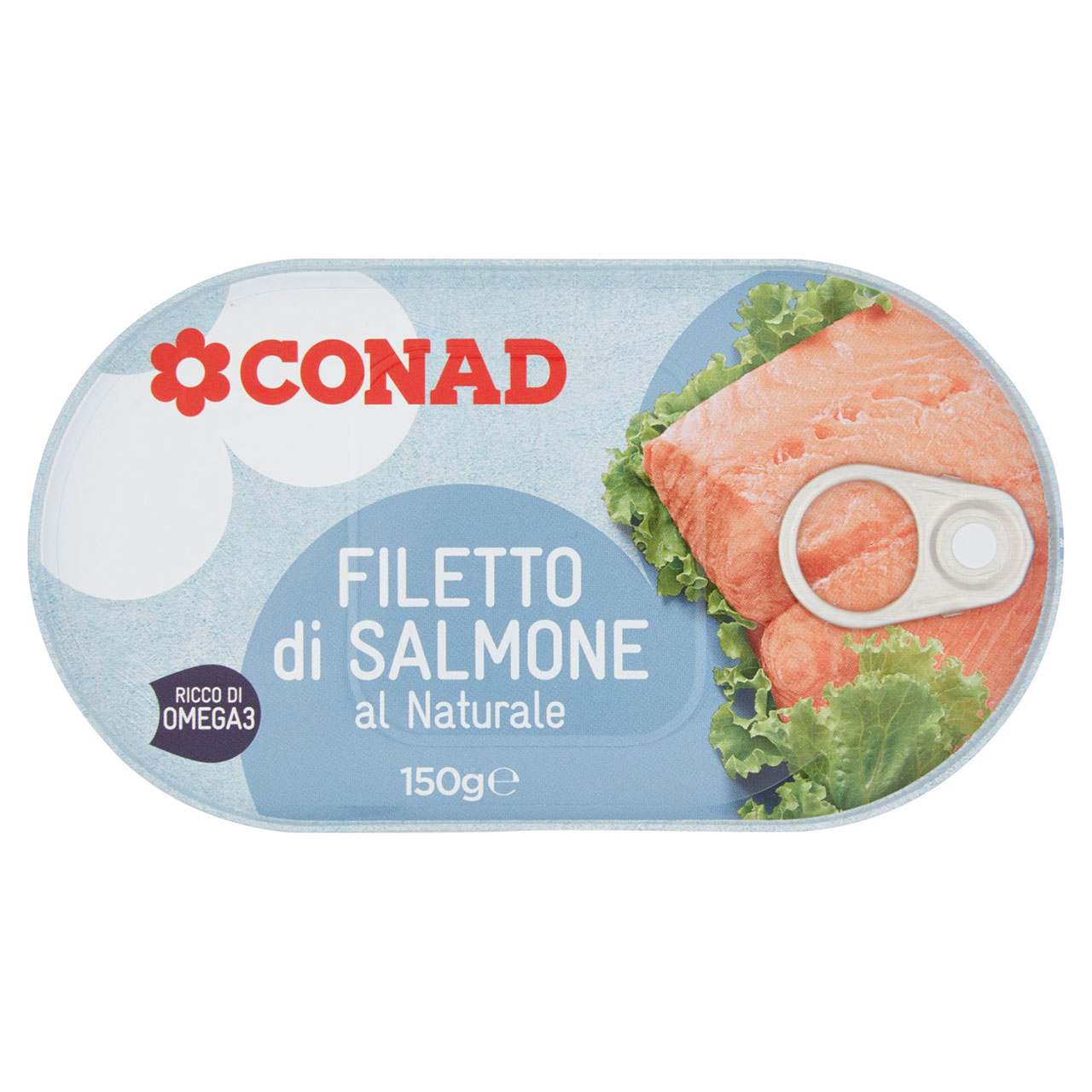 Filetto di Salmone al Naturale 150 g Conad online