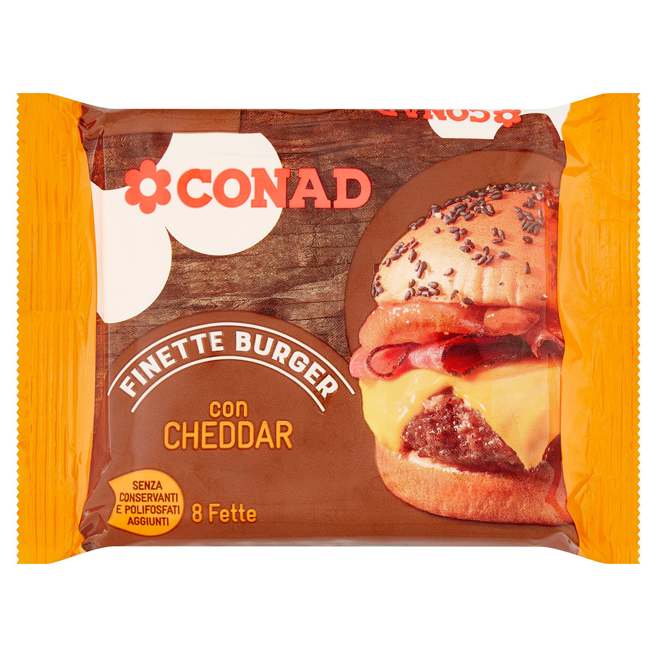 Finette con Cheddar 8 fette 150 g Conad online