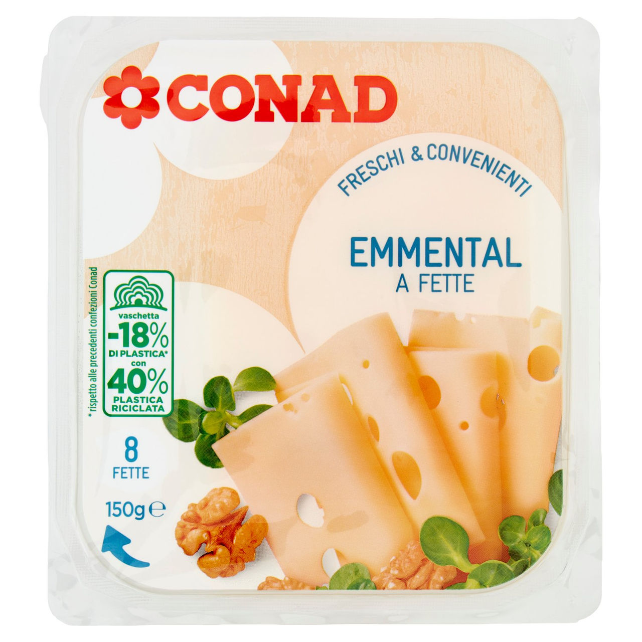 Emmental a Fette 150 g Conad in vendita online Conad