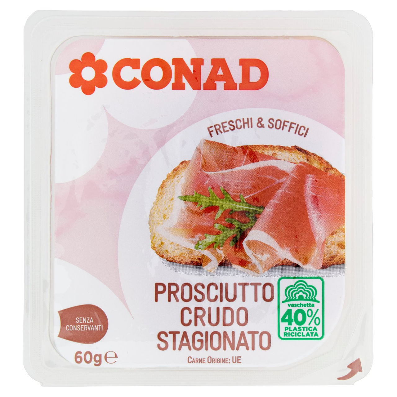 Prosciutto Crudo Stagionato 60 g Conad online Conad