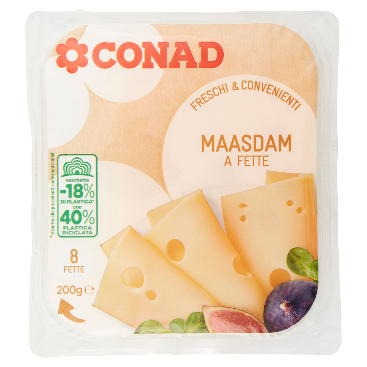 Maasdam a Fette 200 g Conad in vendita online