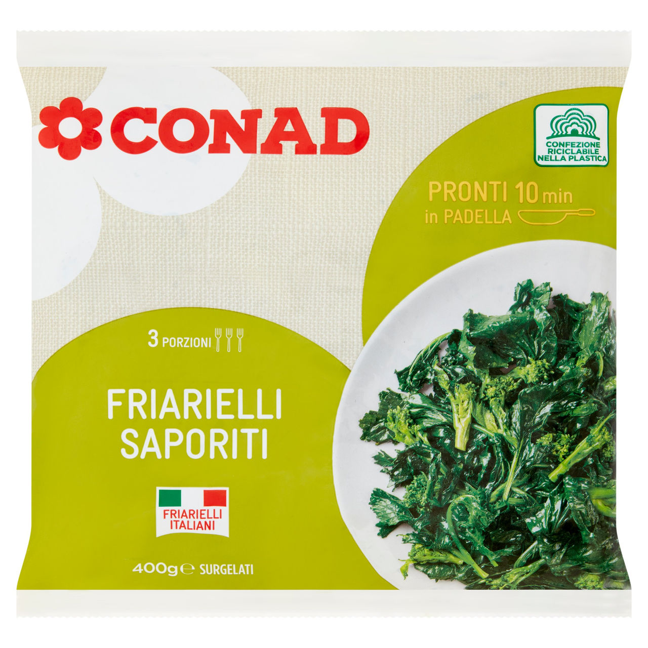 CONAD Friarielli Saporiti Surgelati 400 g