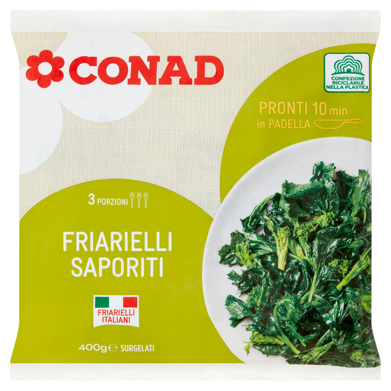 CONAD Friarielli Saporiti Surgelati 400 g