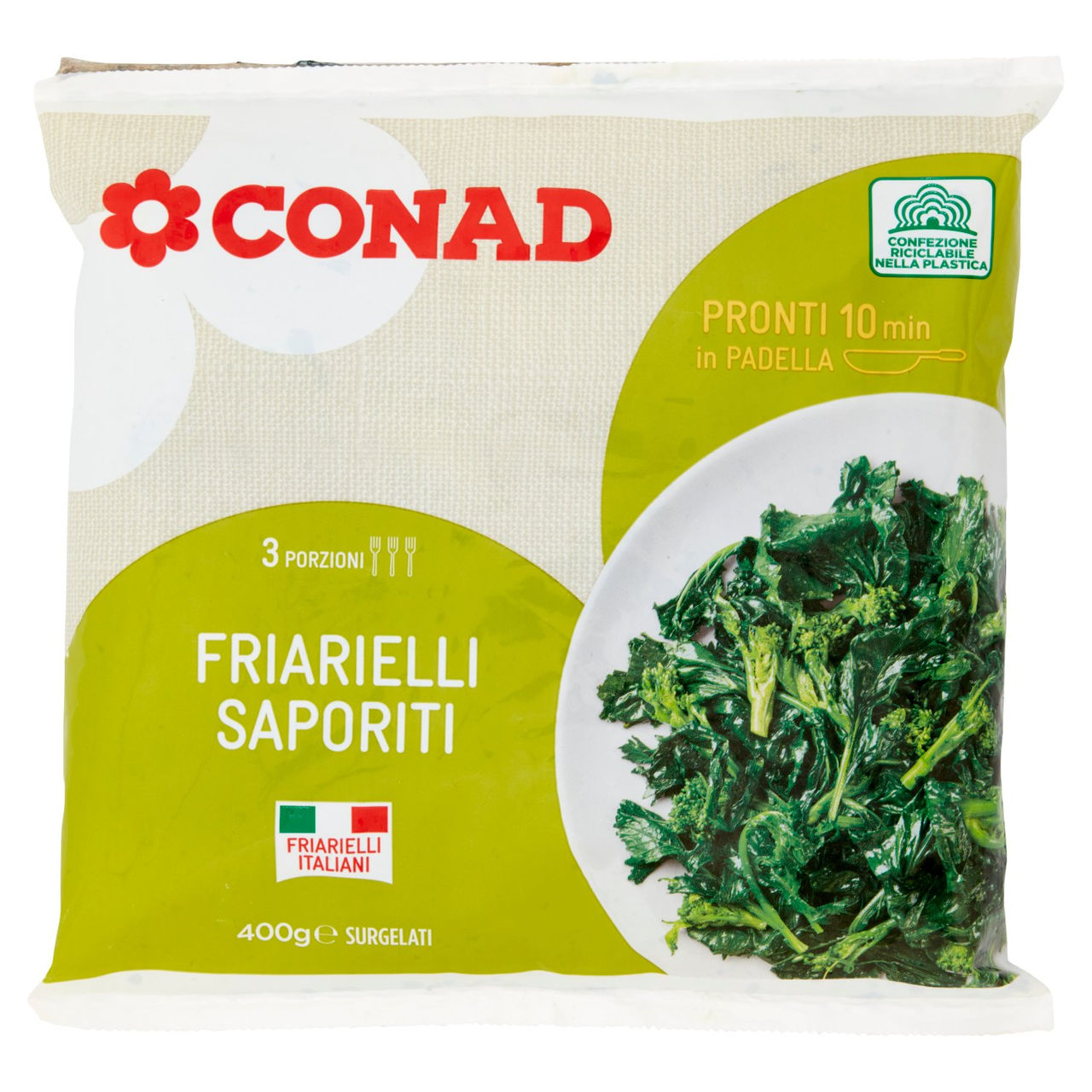 CONAD Friarielli Saporiti Surgelati 400 g