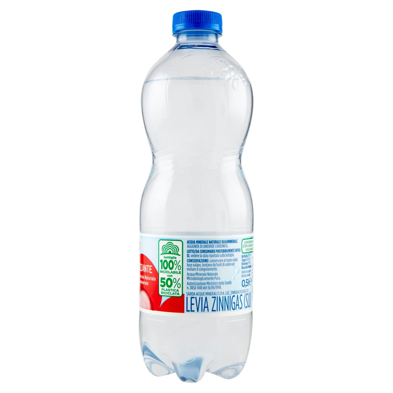 CONAD Frizzante Acqua Minerale Naturale Oligominerale Levia 0,5 l