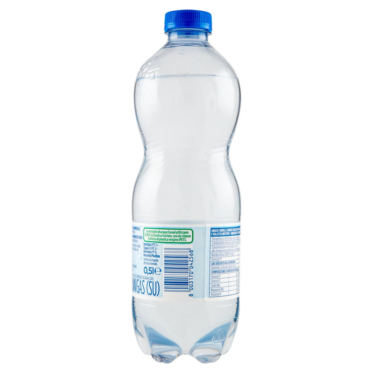 CONAD Frizzante Acqua Minerale Naturale Oligominerale Levia 0,5 l