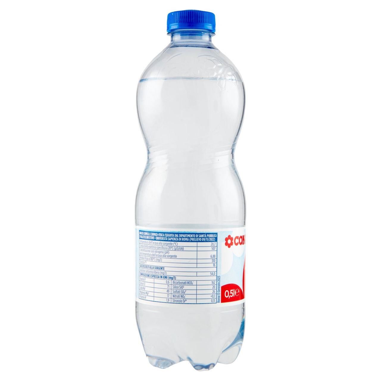 CONAD Frizzante Acqua Minerale Naturale Oligominerale Levia 0,5 l