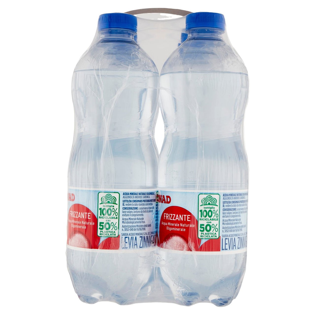 CONAD Frizzante Acqua Minerale Naturale Oligominerale Levia 6 x 0,5 l