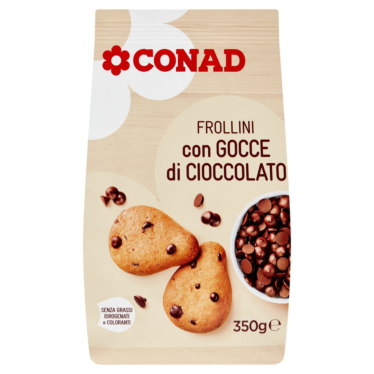 Frollini con Gocce di Cioccolato 350g Conad online
