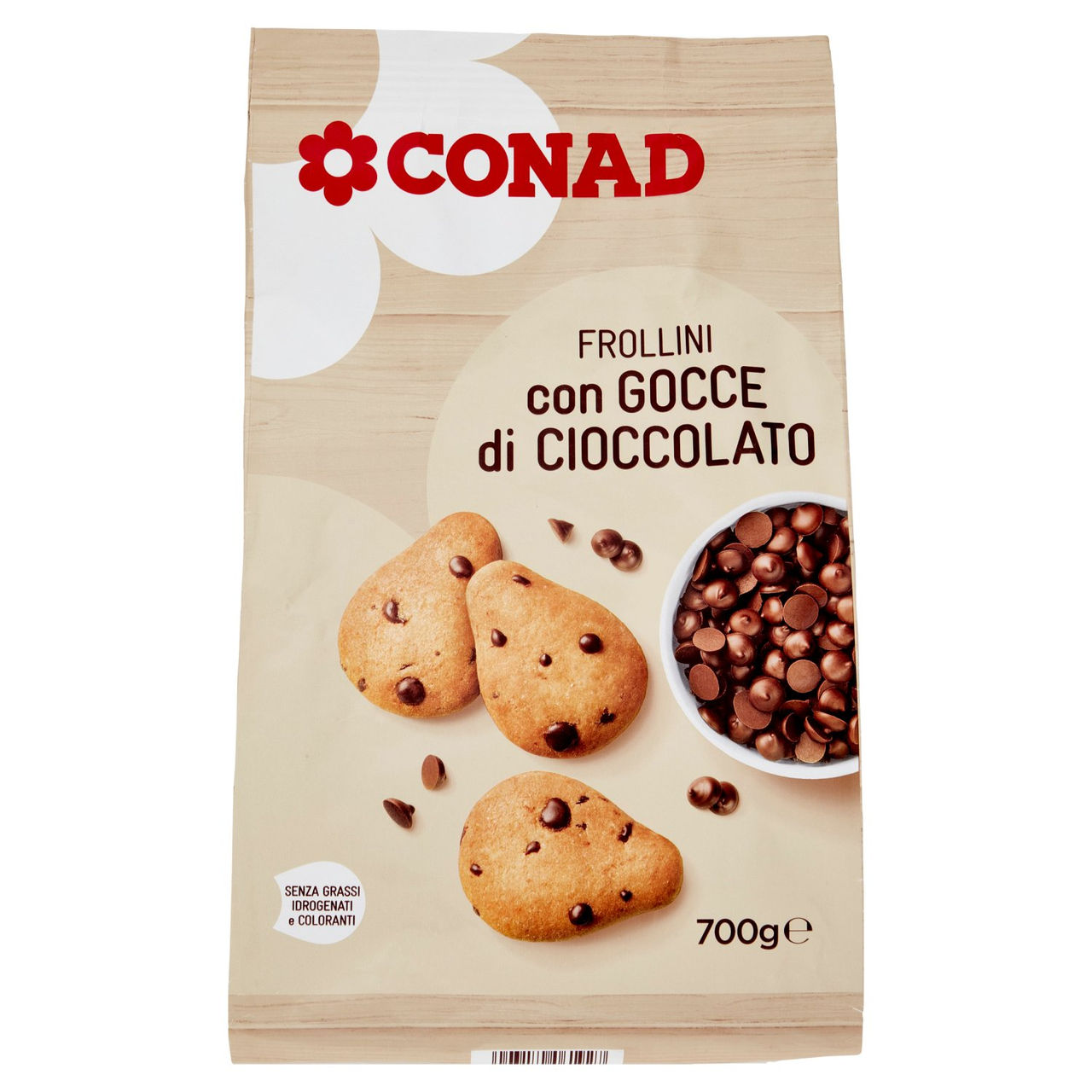 Frollini con Gocce di Cioccolato 700g Conad online