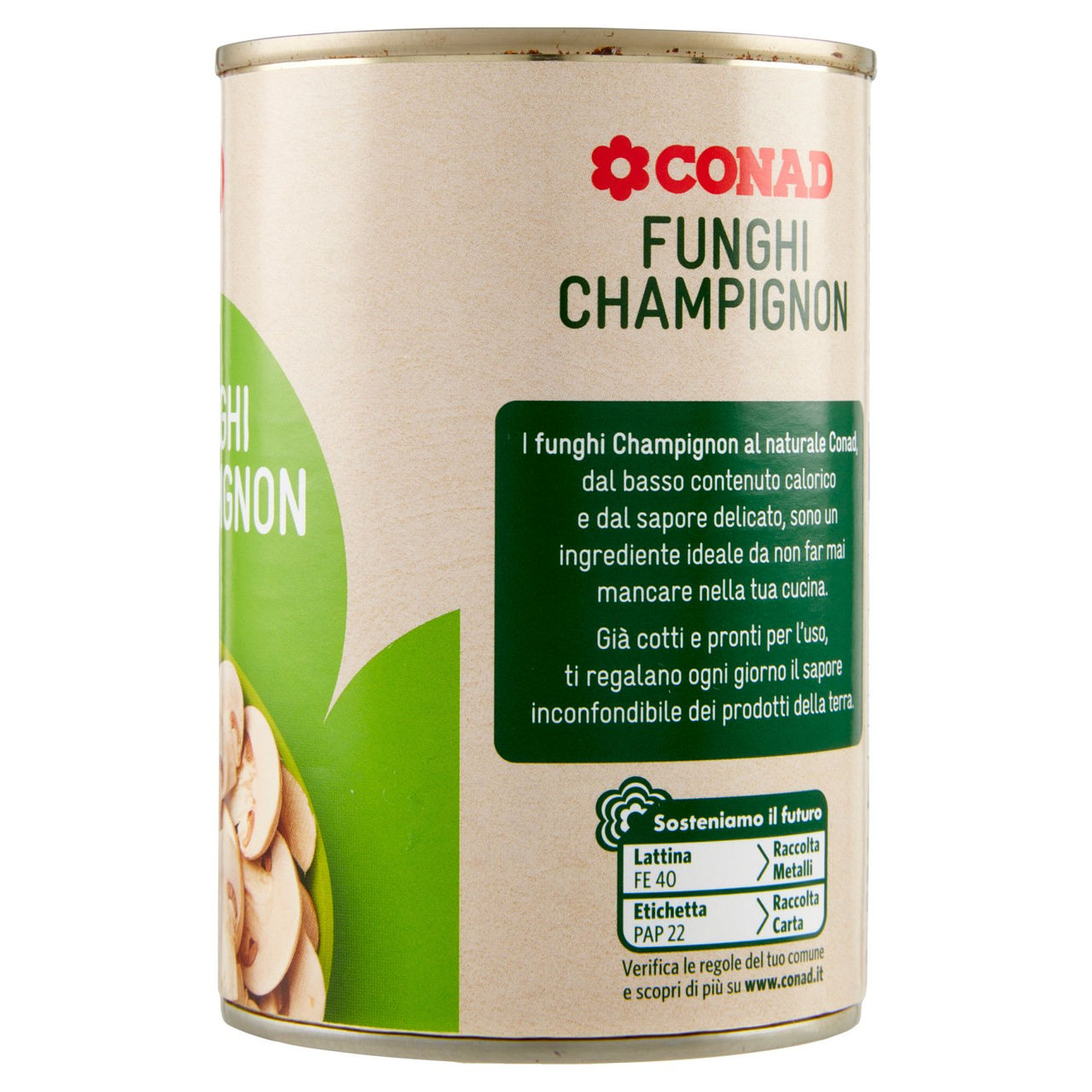Funghi Champignon 400 g Conad online