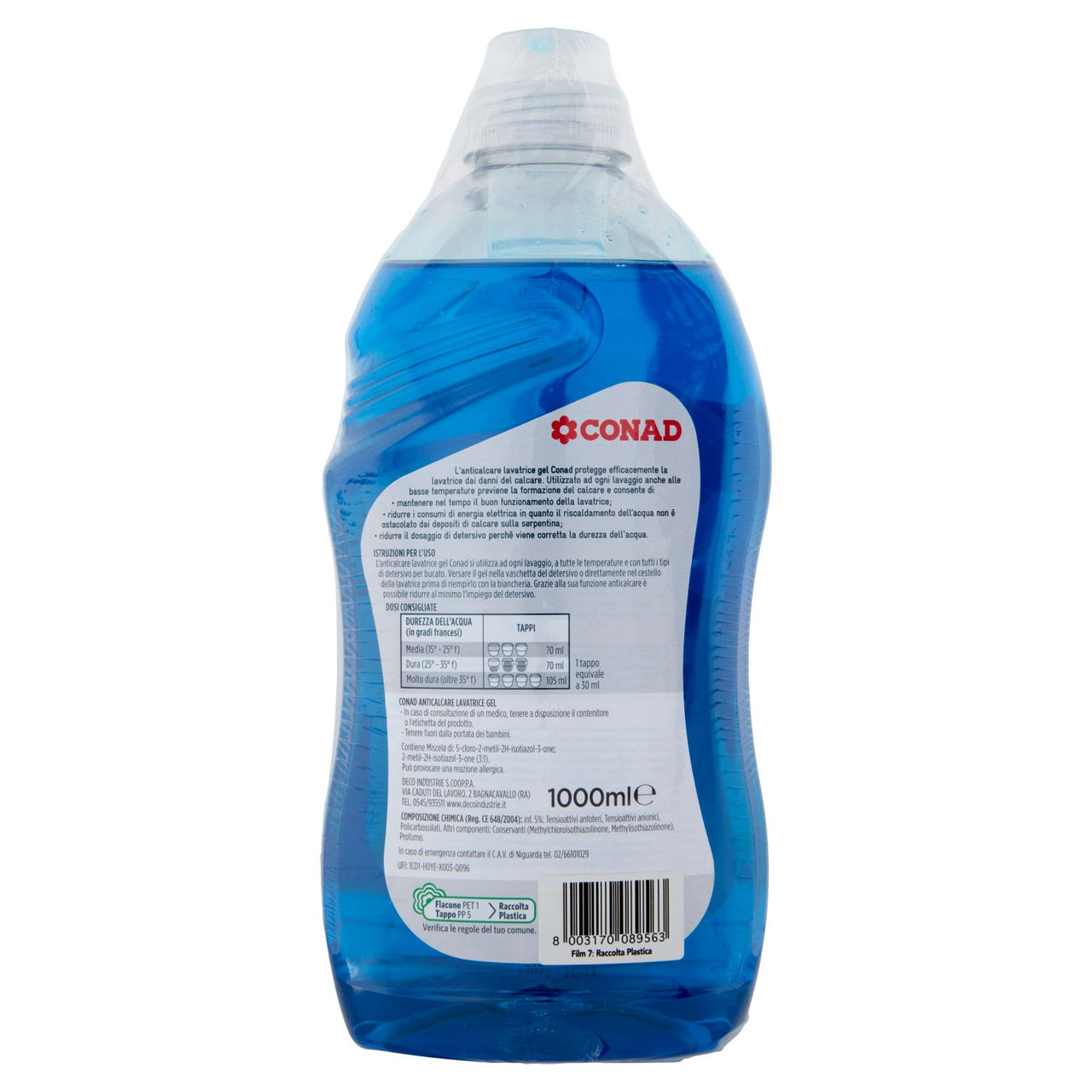 CONAD Gel Anticalcare Lavatrice 2 x 1000 ml