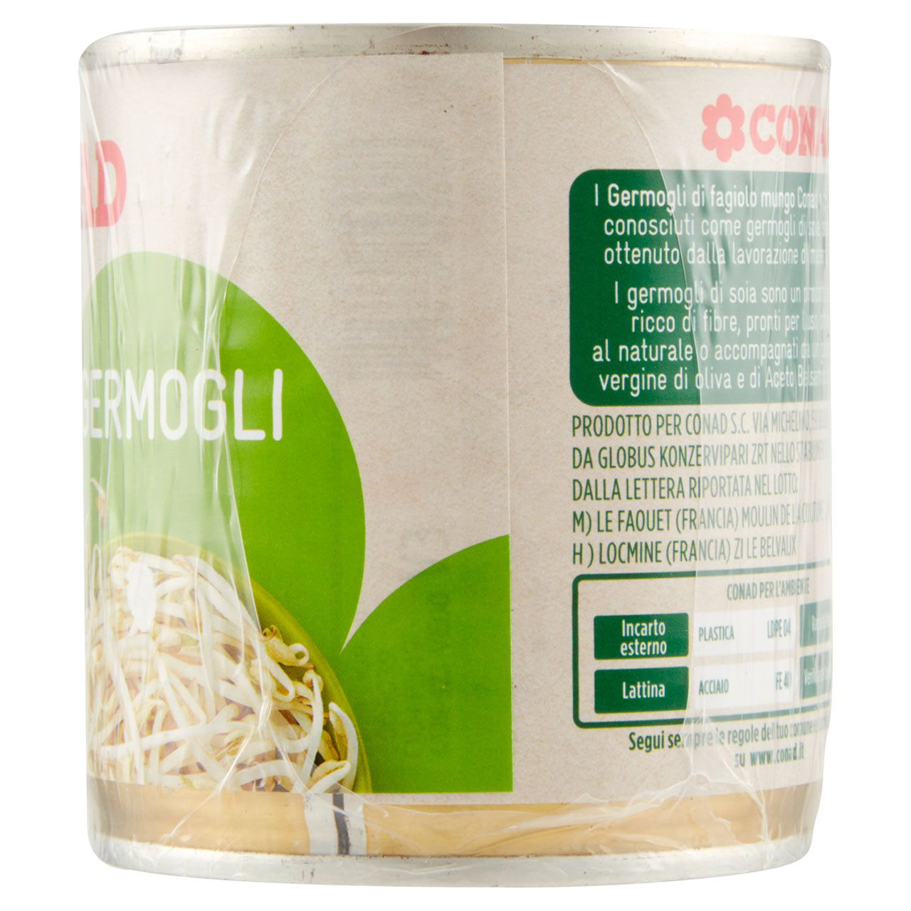 Germogli 3 x 200 g Conad in vendita online