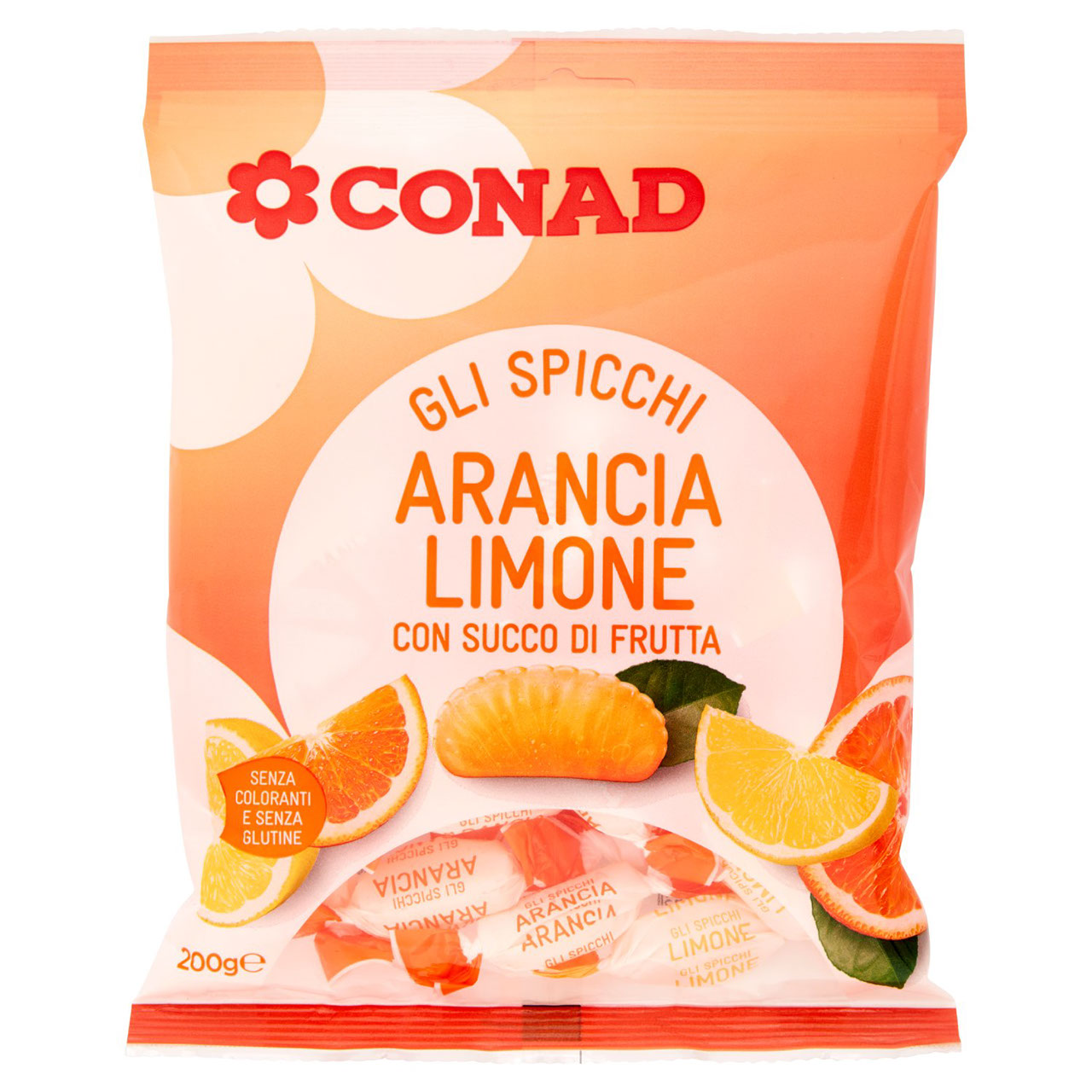 Gli Spicchi Arancia Limone 200 g Conad