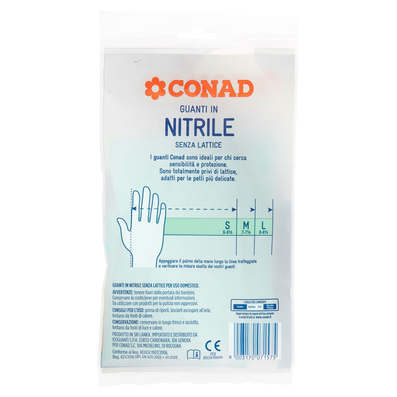 Guanti in nitrile Conad in vendita online