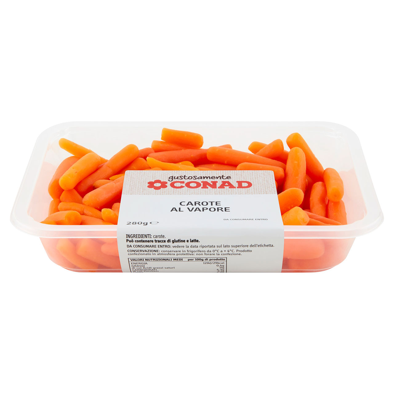 CONAD Gustosamente Carote al Vapore 280 g