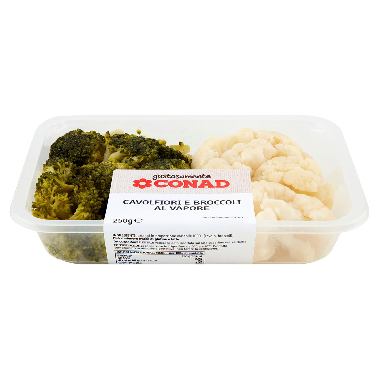 Cavolfiori e Broccoli al Vapore Gustosamente Conad