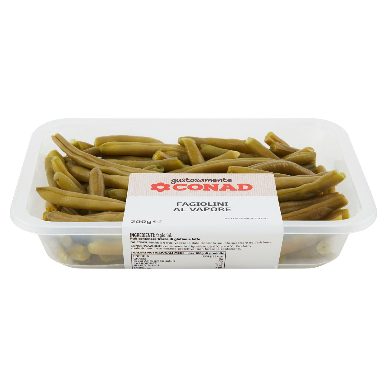 CONAD Gustosamente Fagiolini al Vapore 200 g