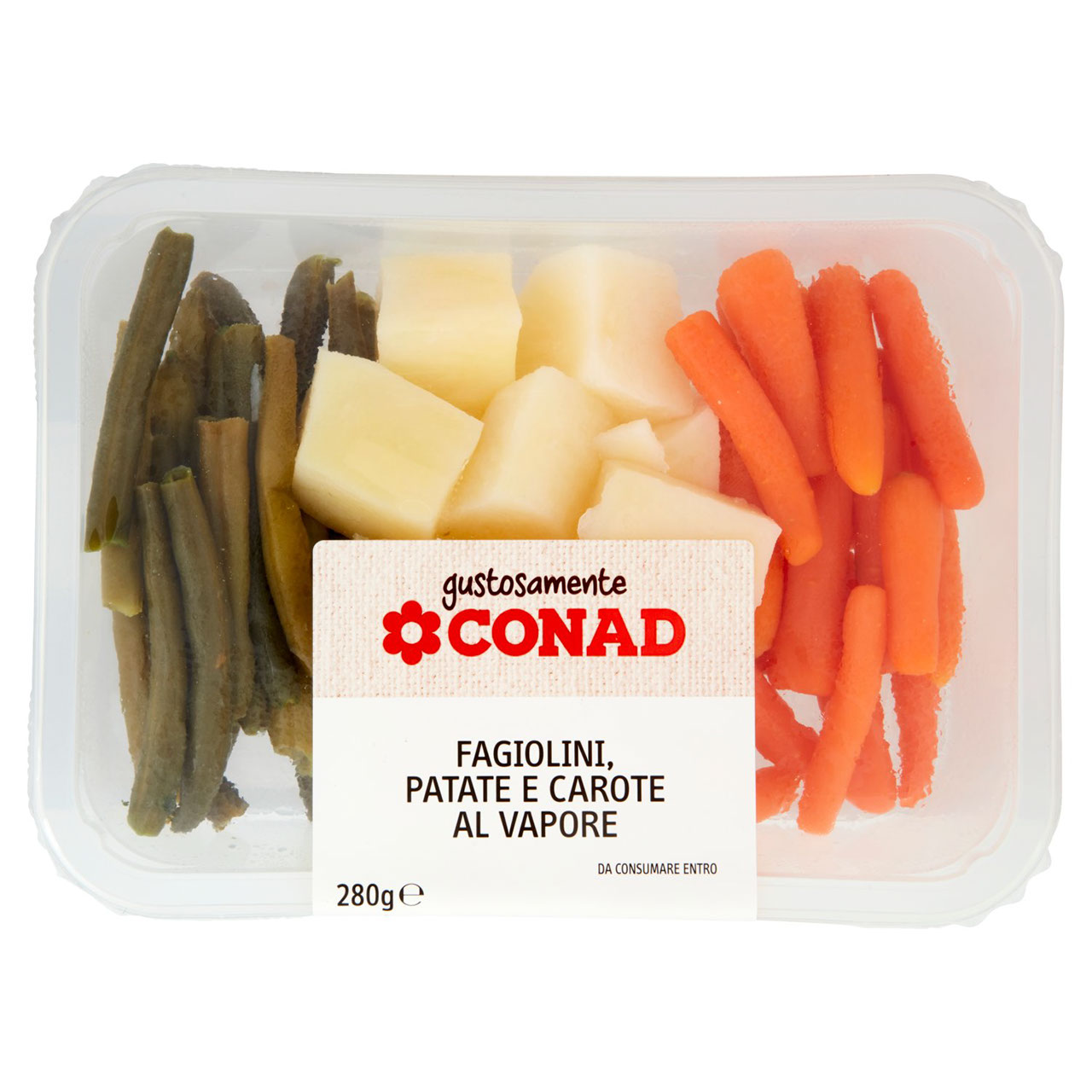 Fagiolini, Patate e Carote al Vapore Conad