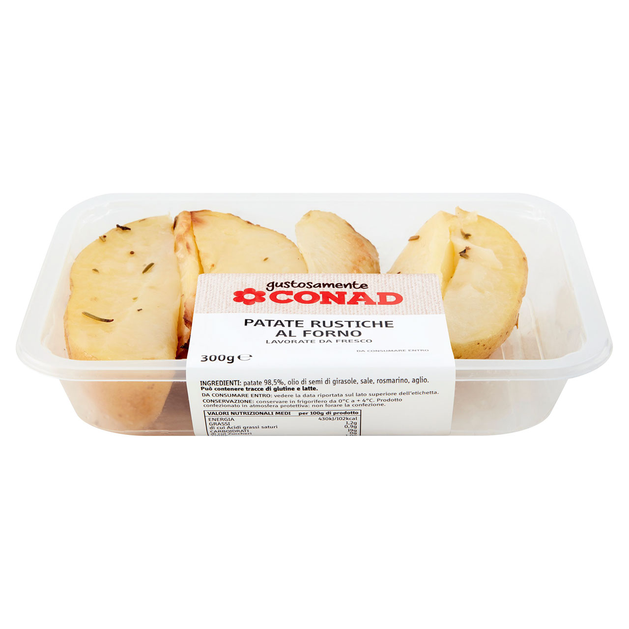 CONAD Gustosamente Patate Rustiche al Forno 300 g