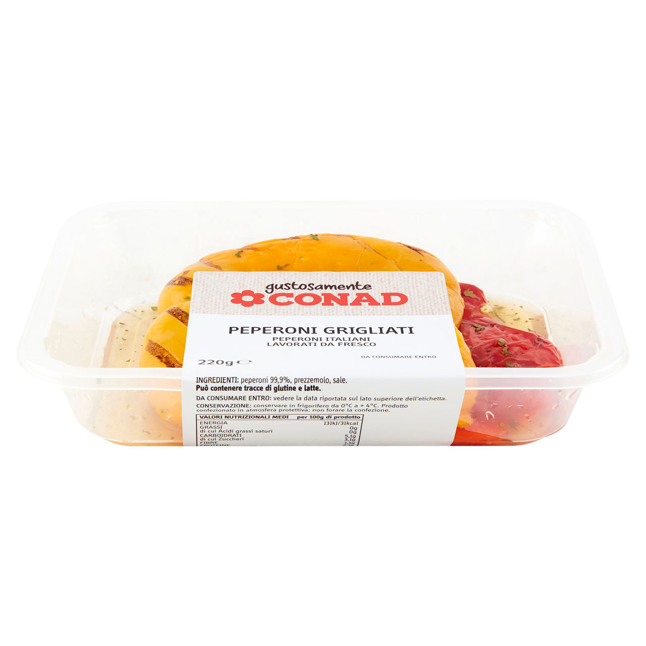 Peperoni Grigliati 220 g Gustosamente Conad