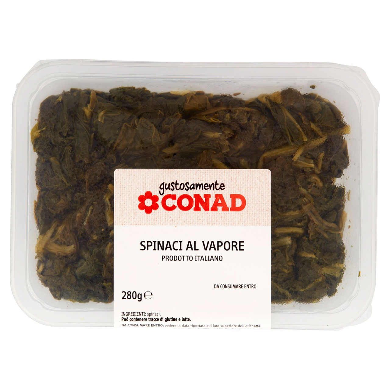 CONAD Gustosamente Spinaci al Vapore 280 g