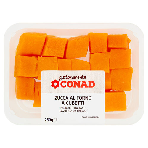 CONAD Gustosamente Zucca al Forno a Cubetti 250 g
