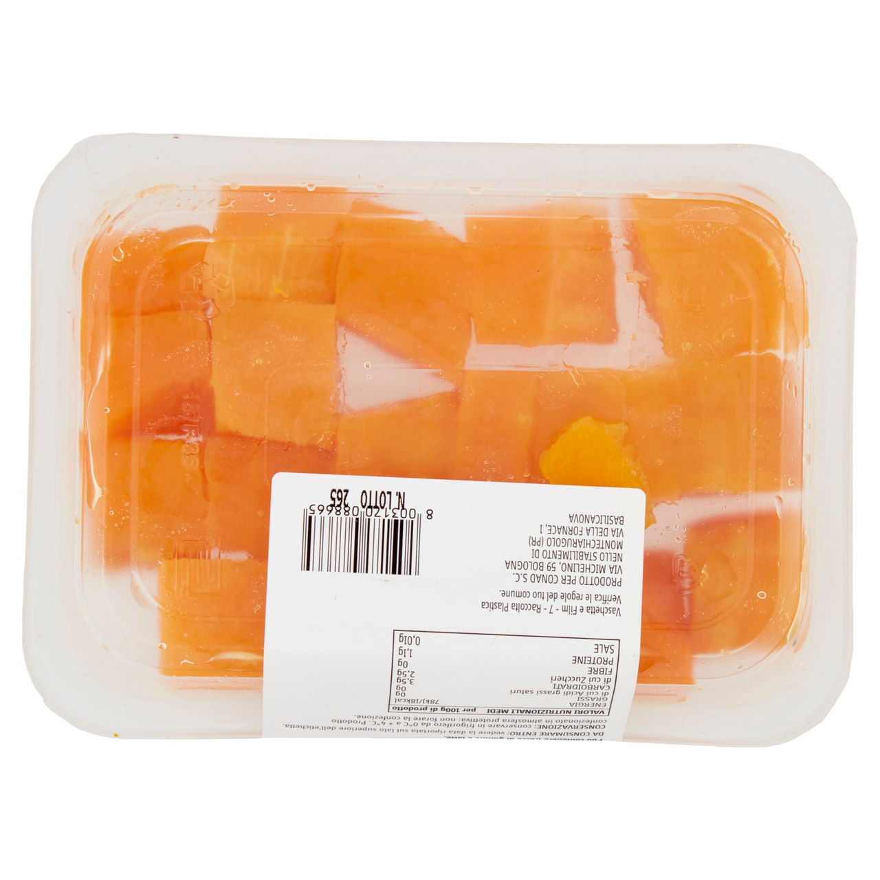 CONAD Gustosamente Zucca al Forno a Cubetti 250 g
