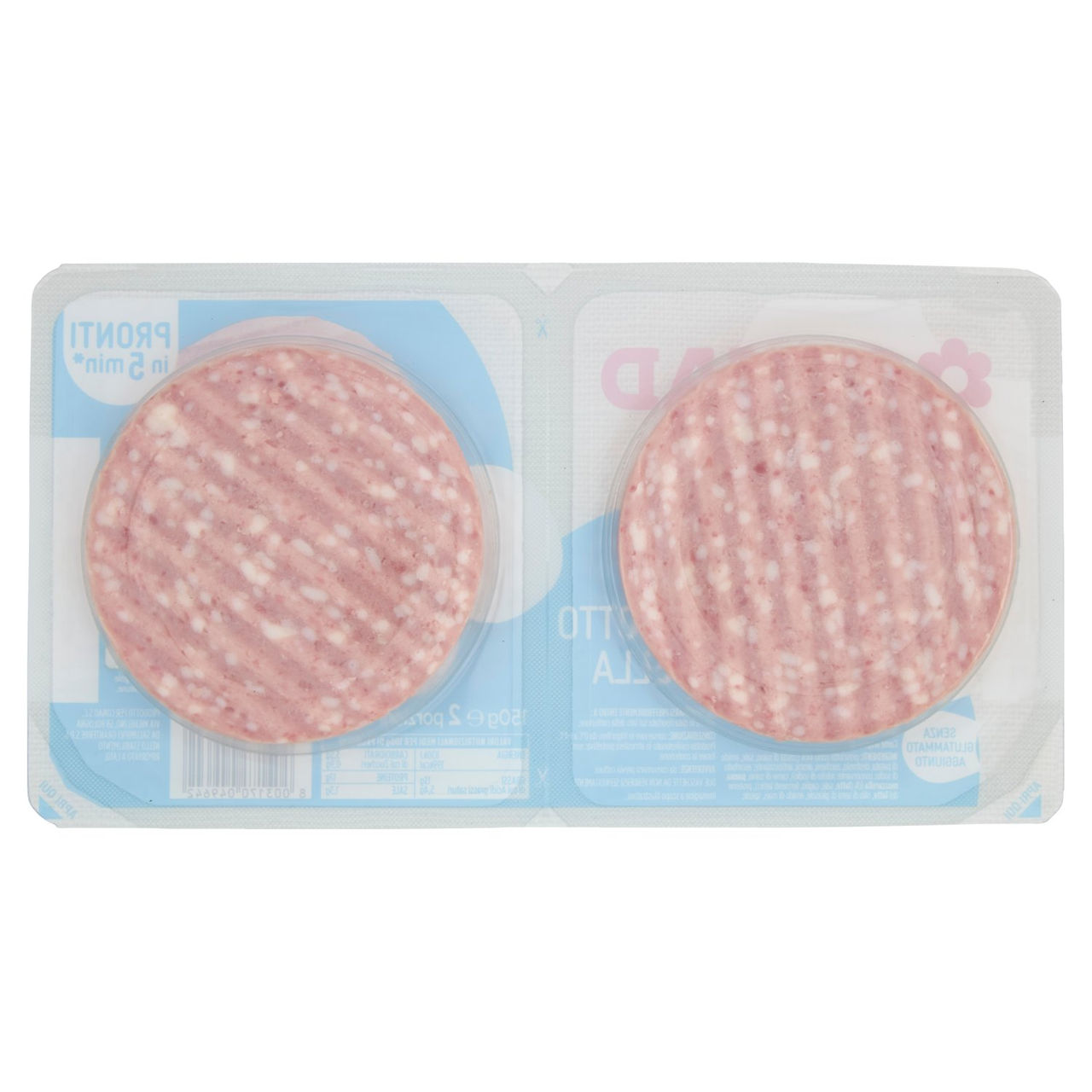 Hamburger con Prosciutto Cotto e Mozzarella Conad Conad