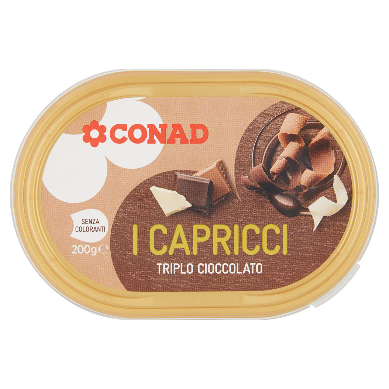Gelato Triplo Cioccolato 200 g Conad online