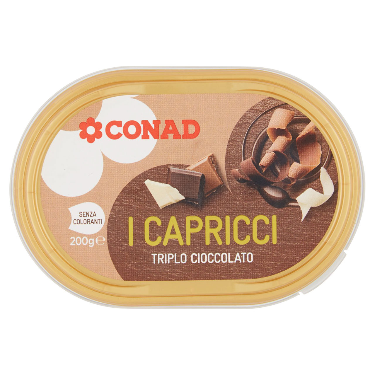 Gelato Triplo Cioccolato 200 g Conad online
