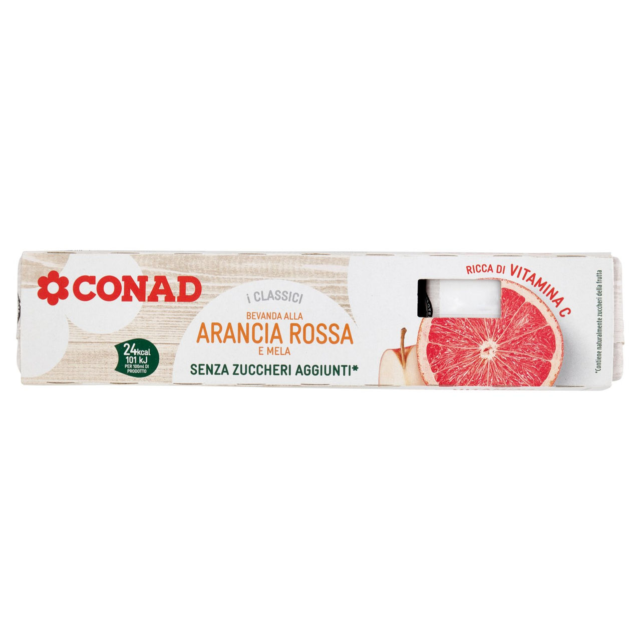CONAD i Classici Bevanda alla Arancia Rossa Senza Zuccheri Aggiunti* 3 x 200 ml