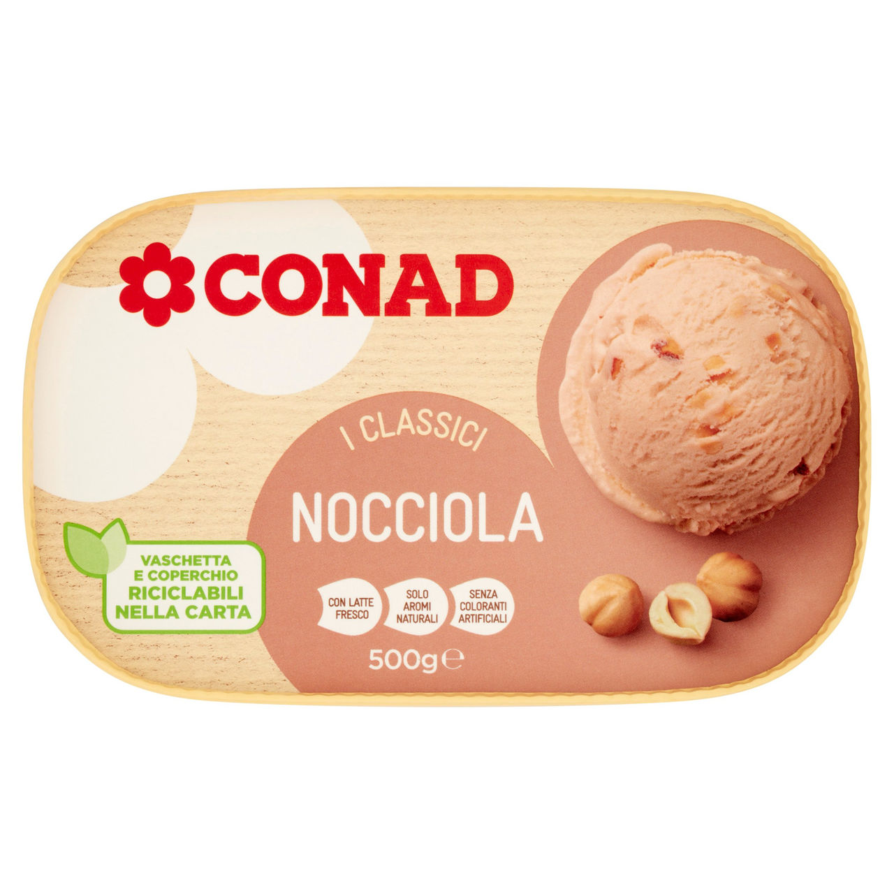Gelato Nocciola 500 g Conad in vendita online