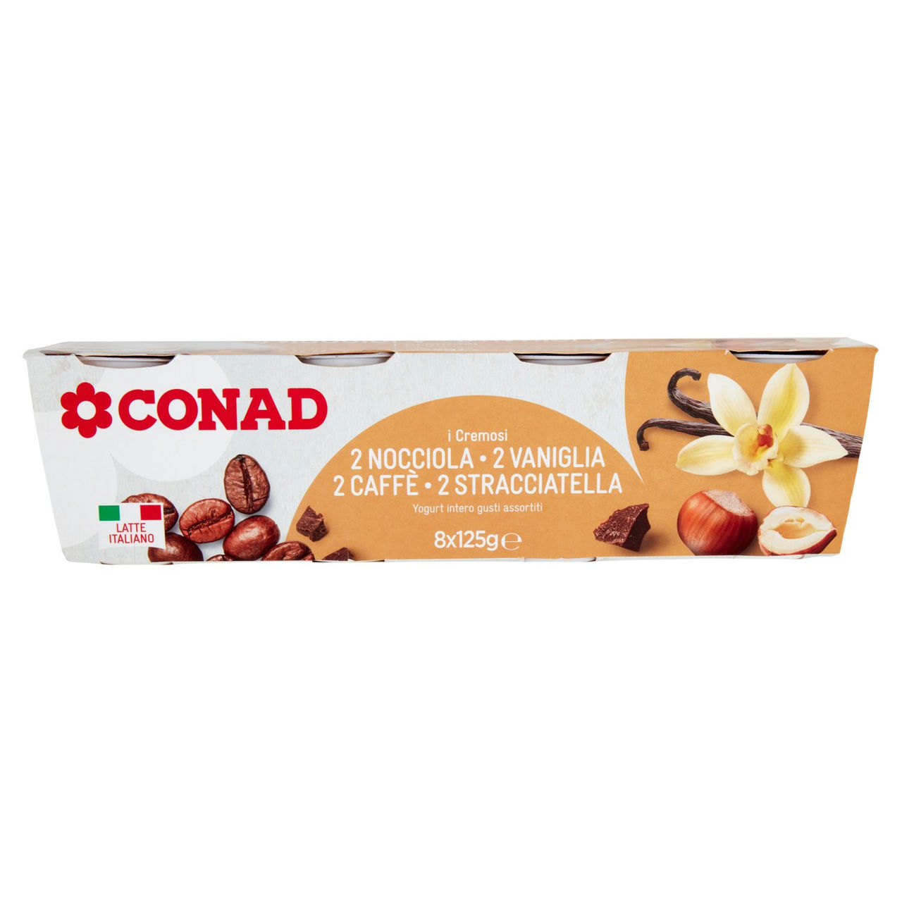 Yogurt Intero Gusti Assortiti 8 x 125 ml Conad