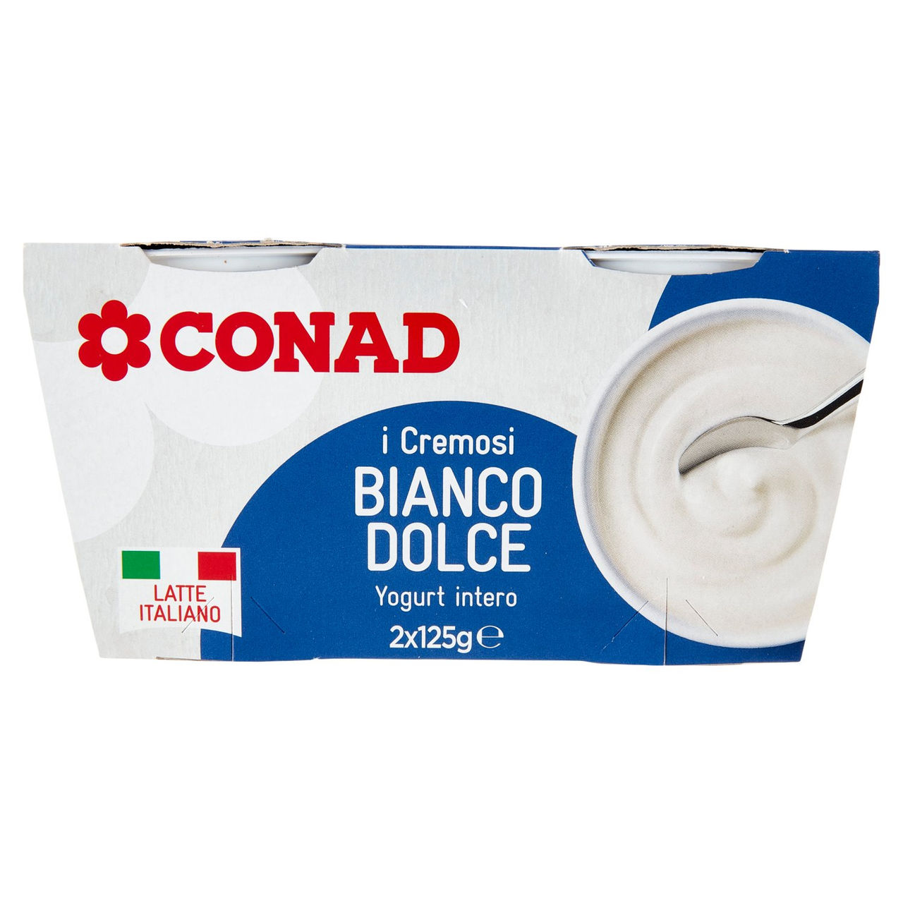 I Cremosi Bianco Dolce Yogurt Intero 2x125g Conad