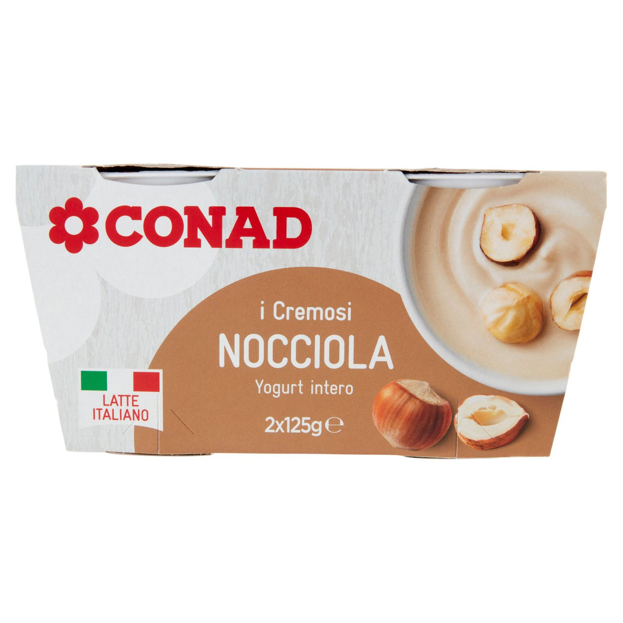 Yogurt Intero alla Nocciola 2x125 g Conad online