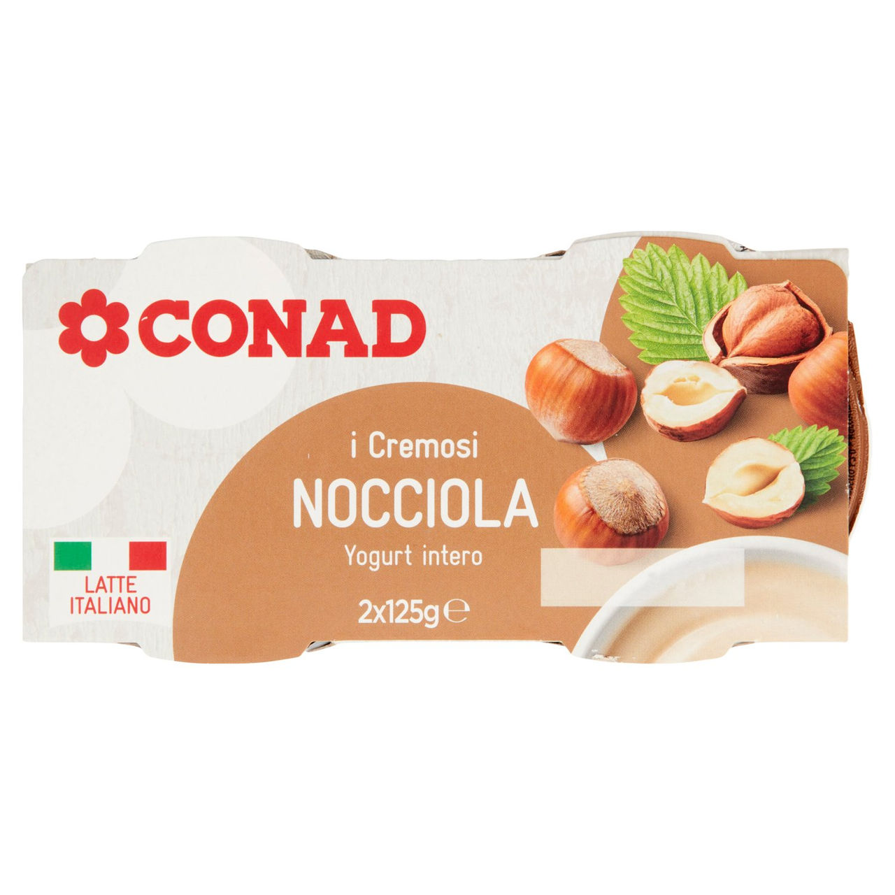 Yogurt Intero alla Nocciola 2x125 g Conad online