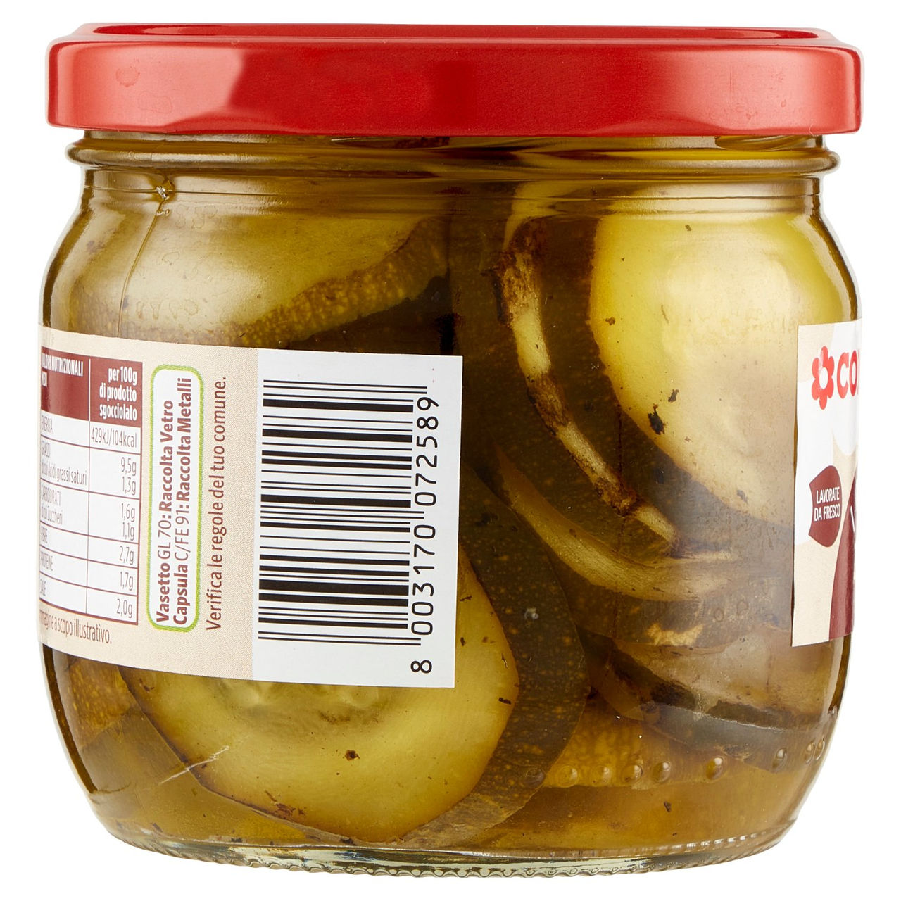 Zucchine Sottolio 320 g Conad vendita online