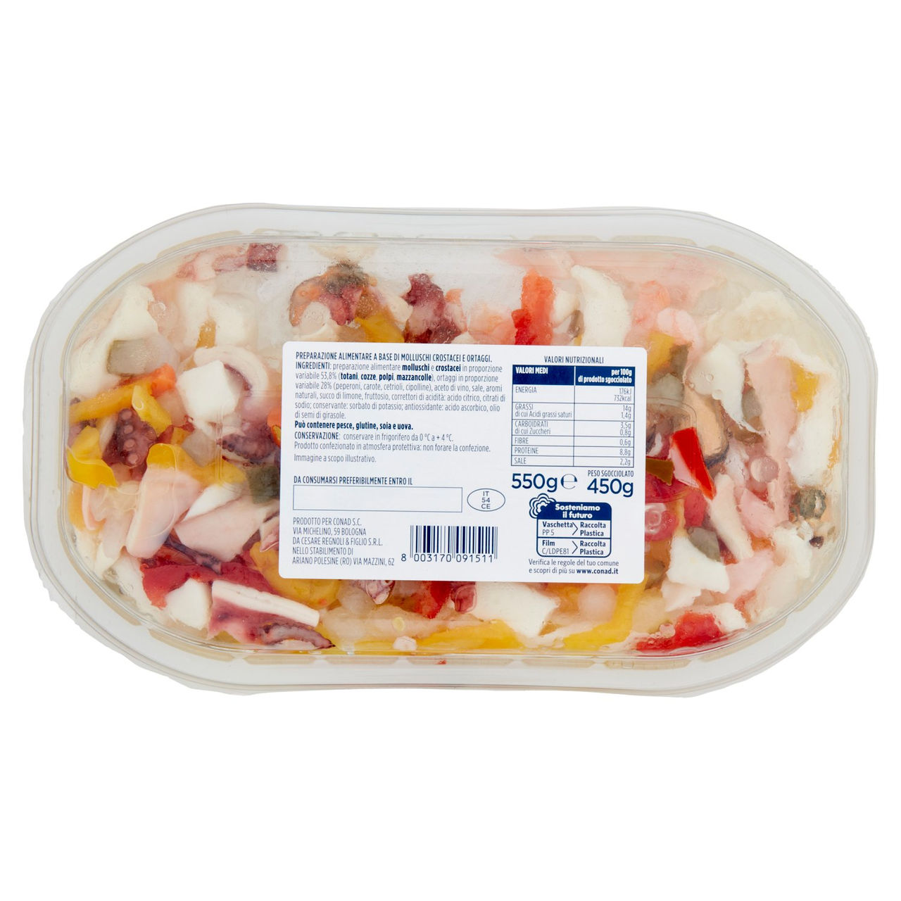 CONAD Insalata di Mare 550 g