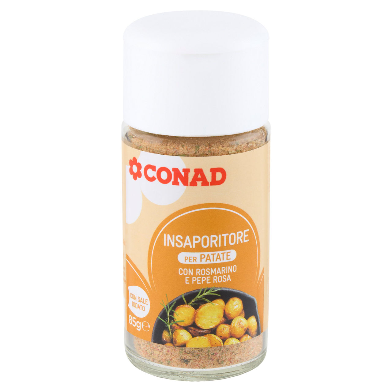 CONAD Insaporitore per Patate con Rosmarino e Pepe Rosa 85 g