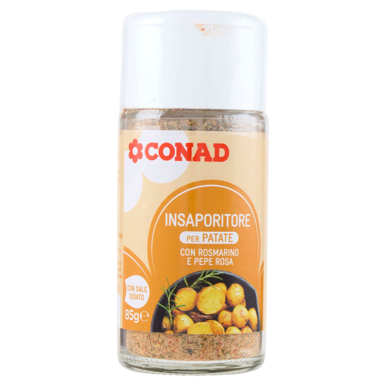 CONAD Insaporitore per Patate con Rosmarino e Pepe Rosa 85 g