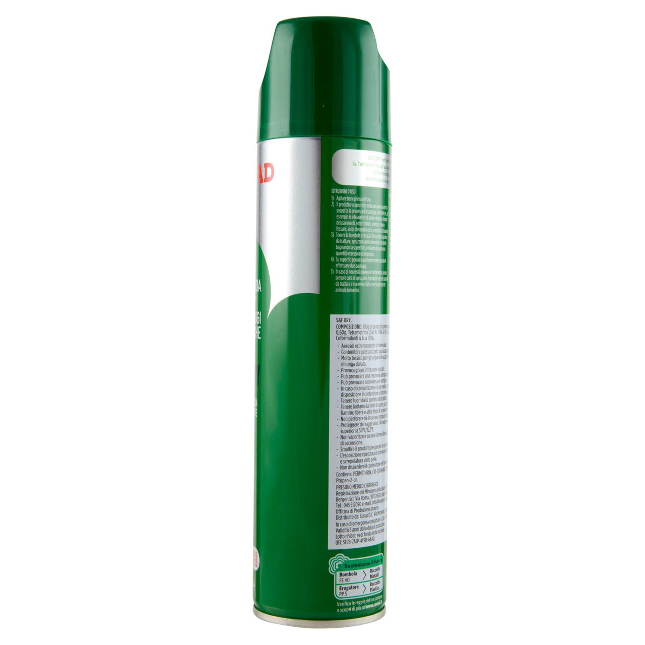 Insetticida Scarafaggi e Formiche Spray 400 ml