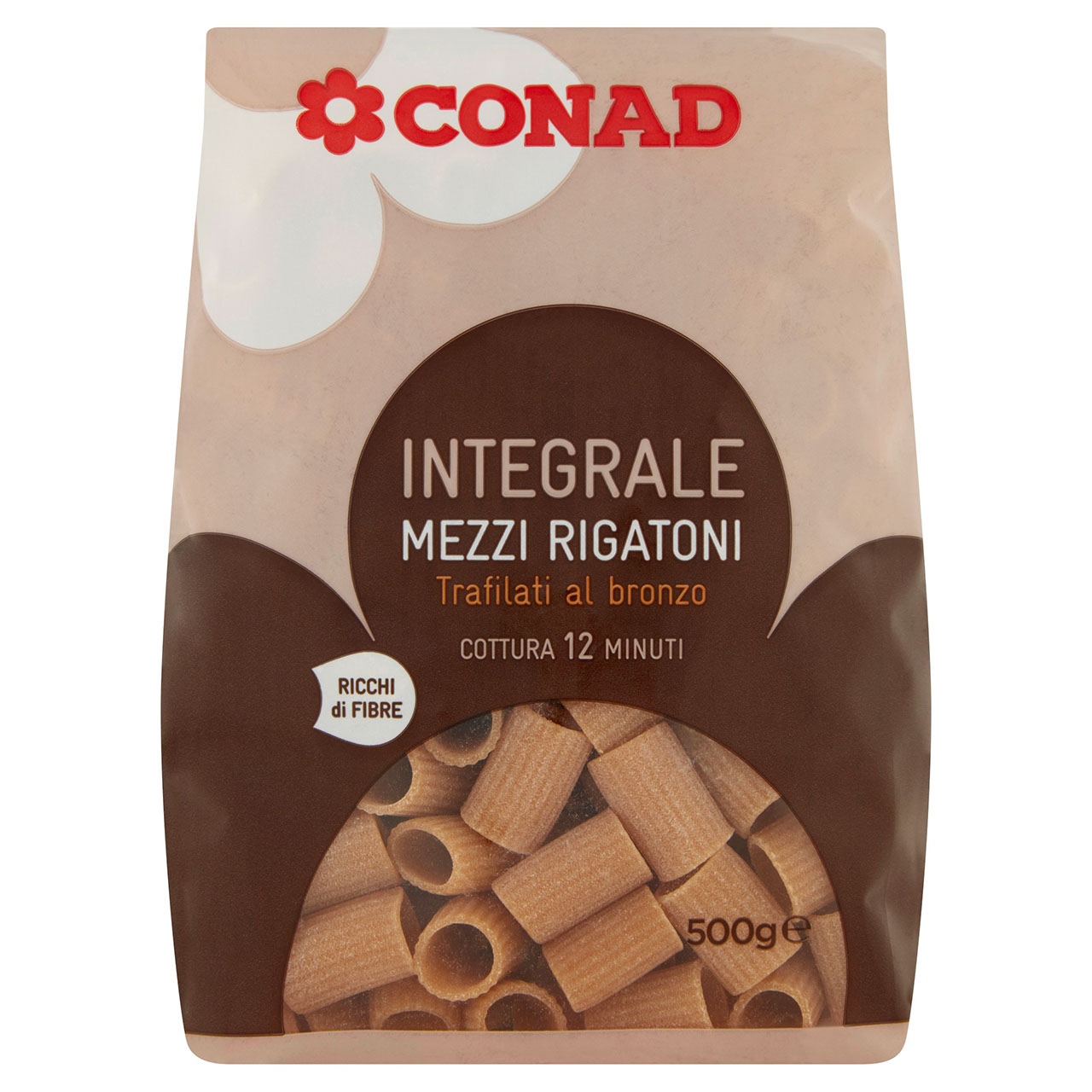 Mezzi Rigatoni Integrale 500g Conad online
