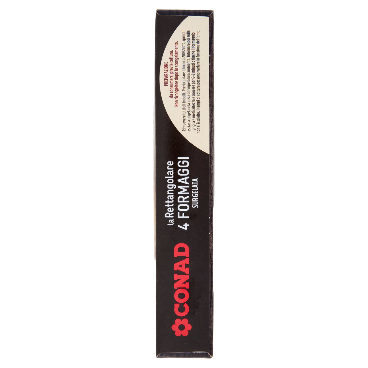 CONAD la Rettangolare 4 Formaggi 1 Pizza Surgelata 365 g