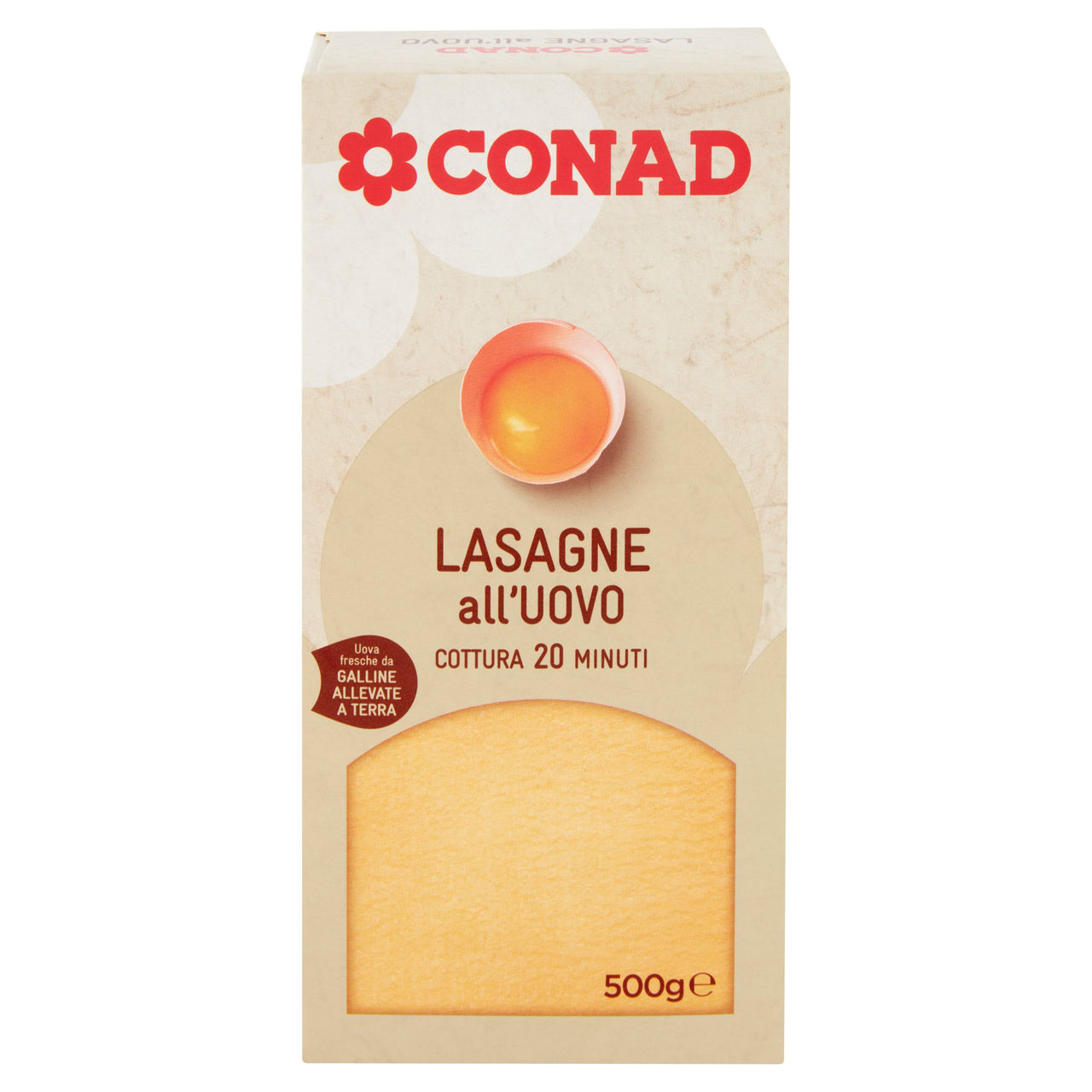 Lasagne all'Uovo 500 g Conad in vendita online