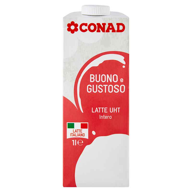 Latte Parzialmente Scremato UHT Leggero 1 l Conad | Conad